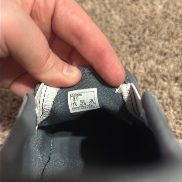 Vans Gray Plaid Sneakers Slip-On - Picture 4 of 6